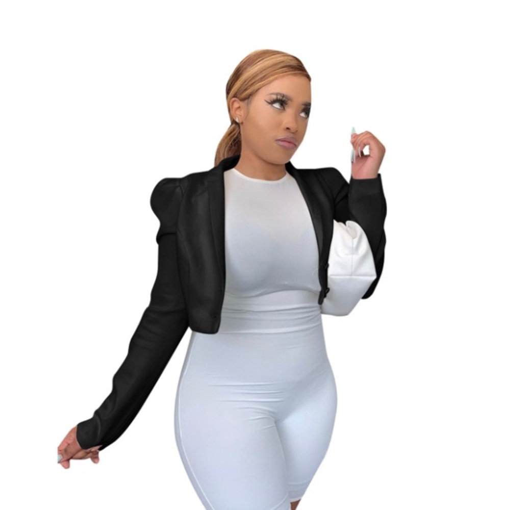 Black Cropped Jacket